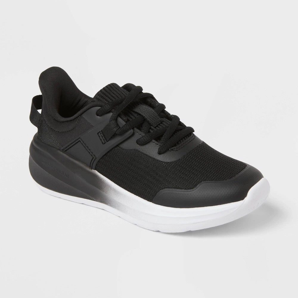 Kids' Ira Lace-up Performance Sneakers - All in Motion™ Black 1 - Girl