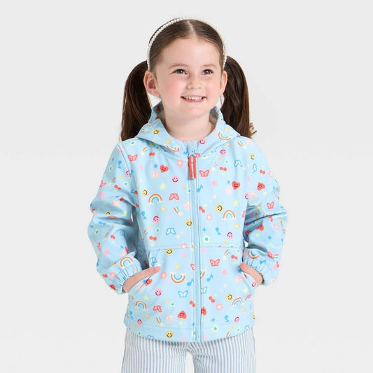 Cat & Jack Toddler Girls' Softshell Jacket Blue 4T