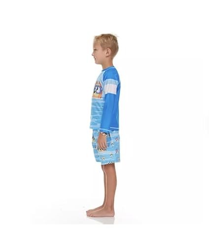 Dreamwave Toddler Boys 2-Piece Rashguard Set, 4T Multicolor