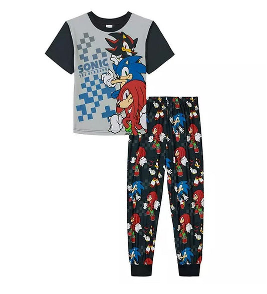 Sonic The Hedgehog Boys' Pajama Set, Size 4