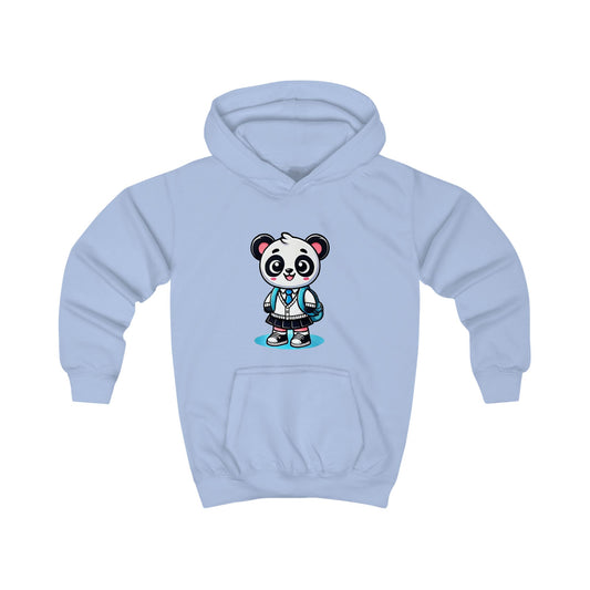 Panda School Girl Kids Hoodie