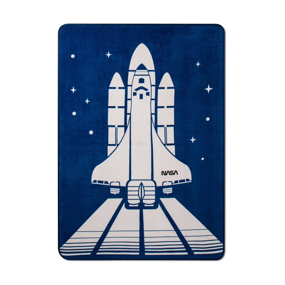 Franco Full Blast Off NASA Bed Blanket Full Size 62 in *90 in boys