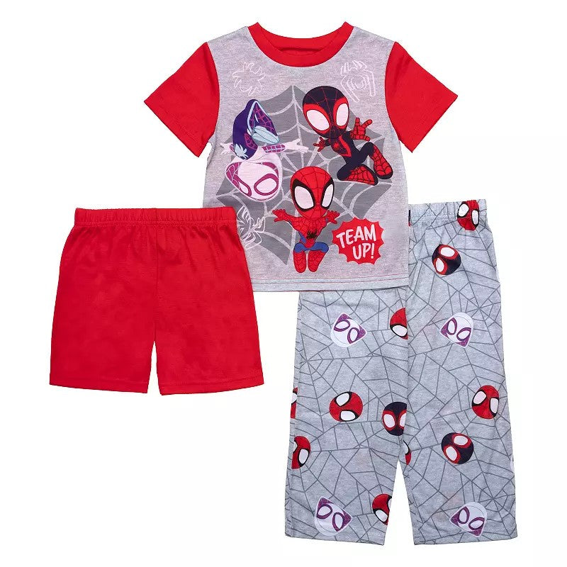 Marvel Spider-Man 3-Pc Pajama Set, boys 2T
