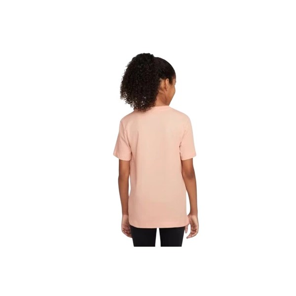 Nike Girls' Sportswear Boba T-Shirt Washed Coral XL