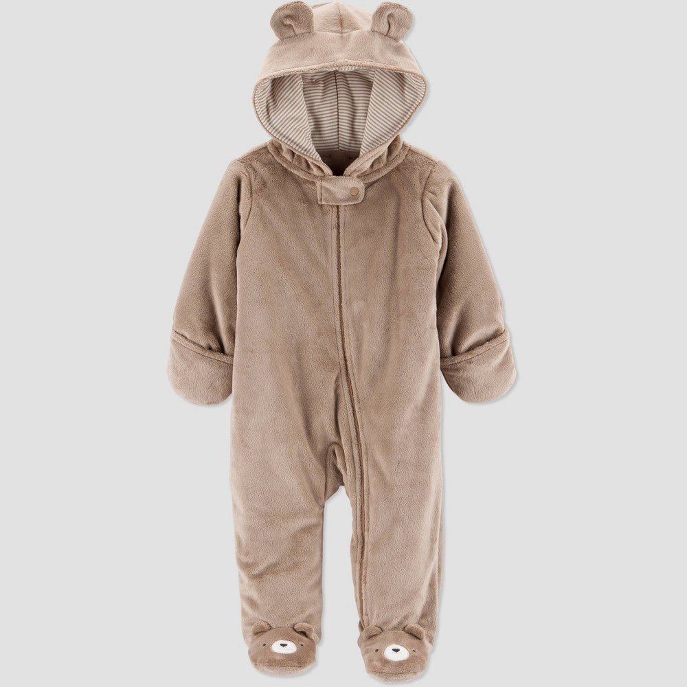Carter's Just One You Baby Boys' Bear Pram - Newborn Brown