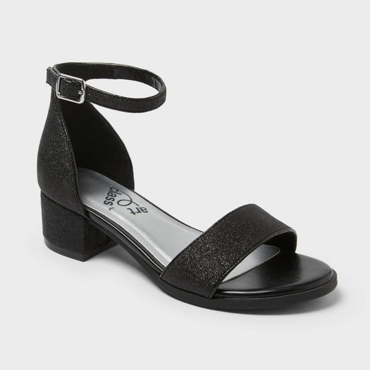 Girl Fannie Heeled Sandals - Art Class Black 4
