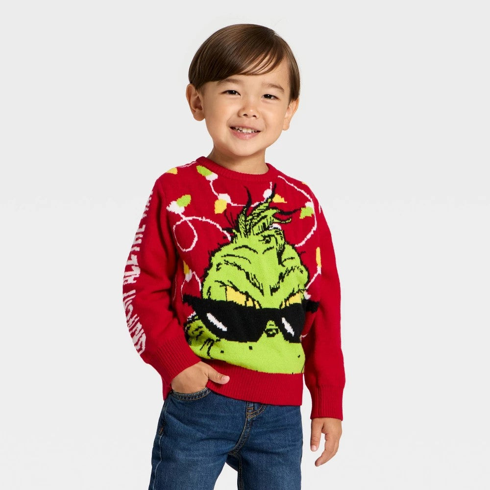 The Grinch Toddler Boys' Christmas Sweater - size  12M