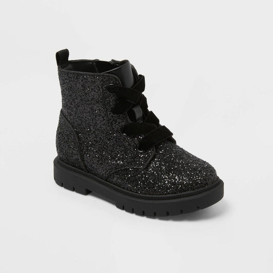 Cat & Jack Toddler Girls' Khloe Ankle Boots Black 6T