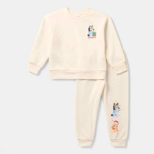 Bluey Toddler Boys  Christmas Fleece Set - Size 12M