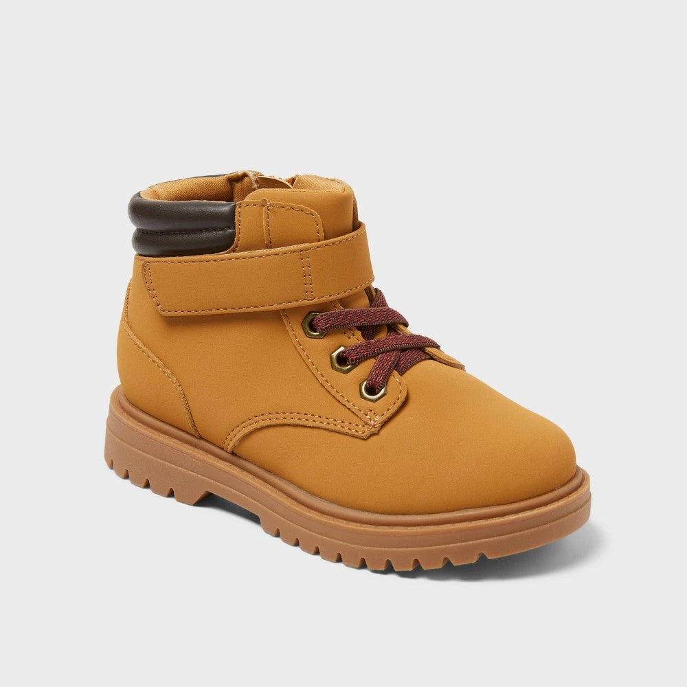 Toddler boy Eban Hiker Boots - Cat & Jack Tan 11T