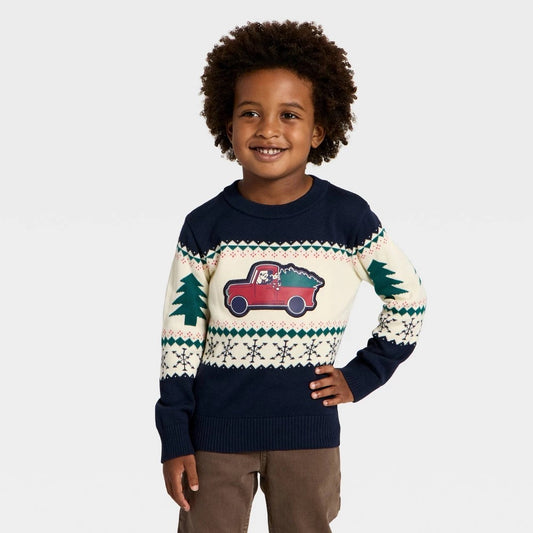 Disney Mickey Mouse Toddler Boys Christmas Sweater Size 12M
