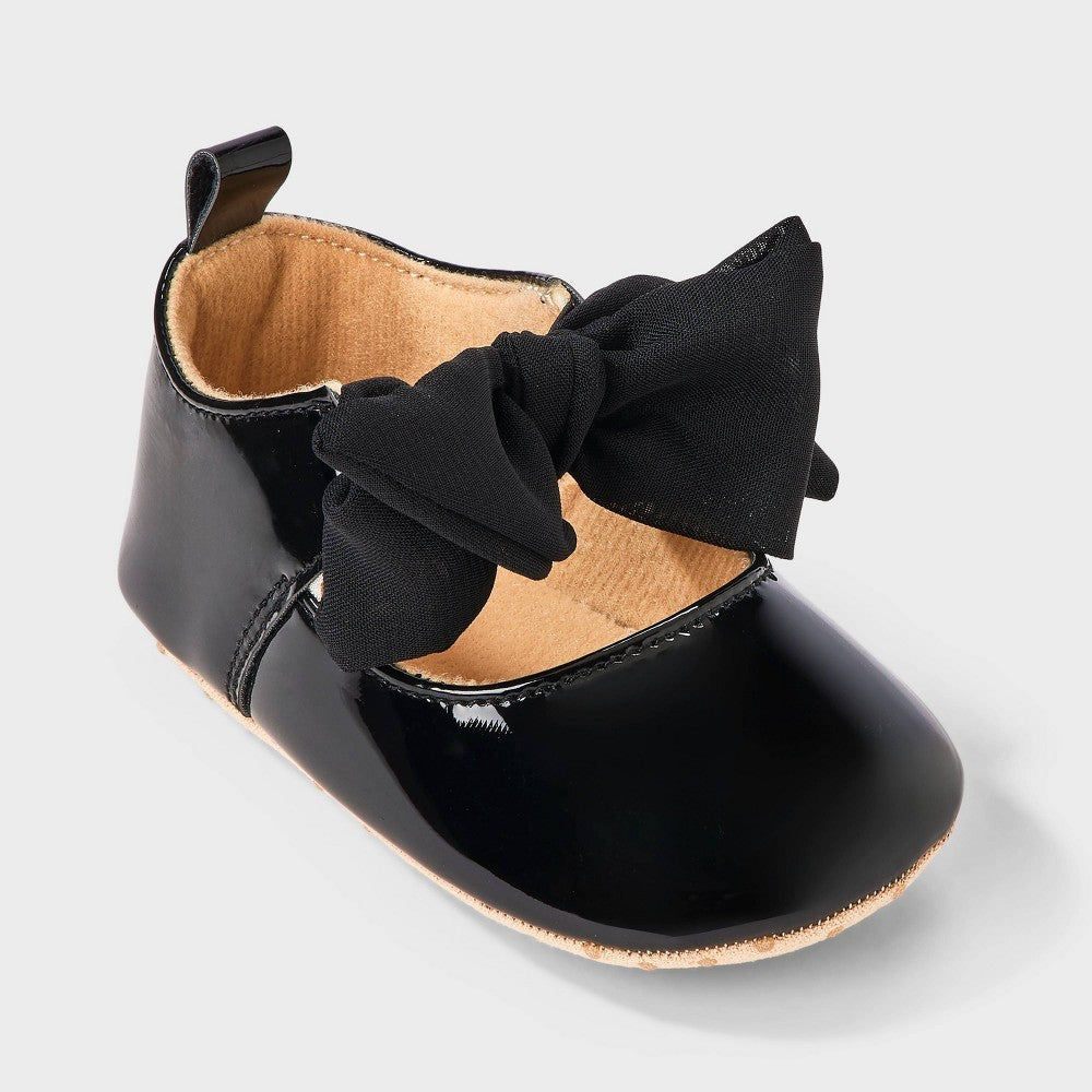 Cat & Jack Baby Girls' Mary Jane Shoes 
Black 6-9M