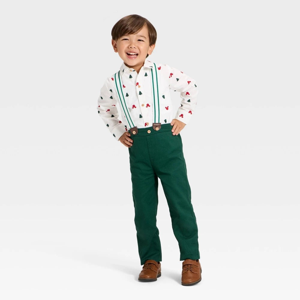 Disney Mickey Mouse Toddler 2pc Set - Green 18M boys