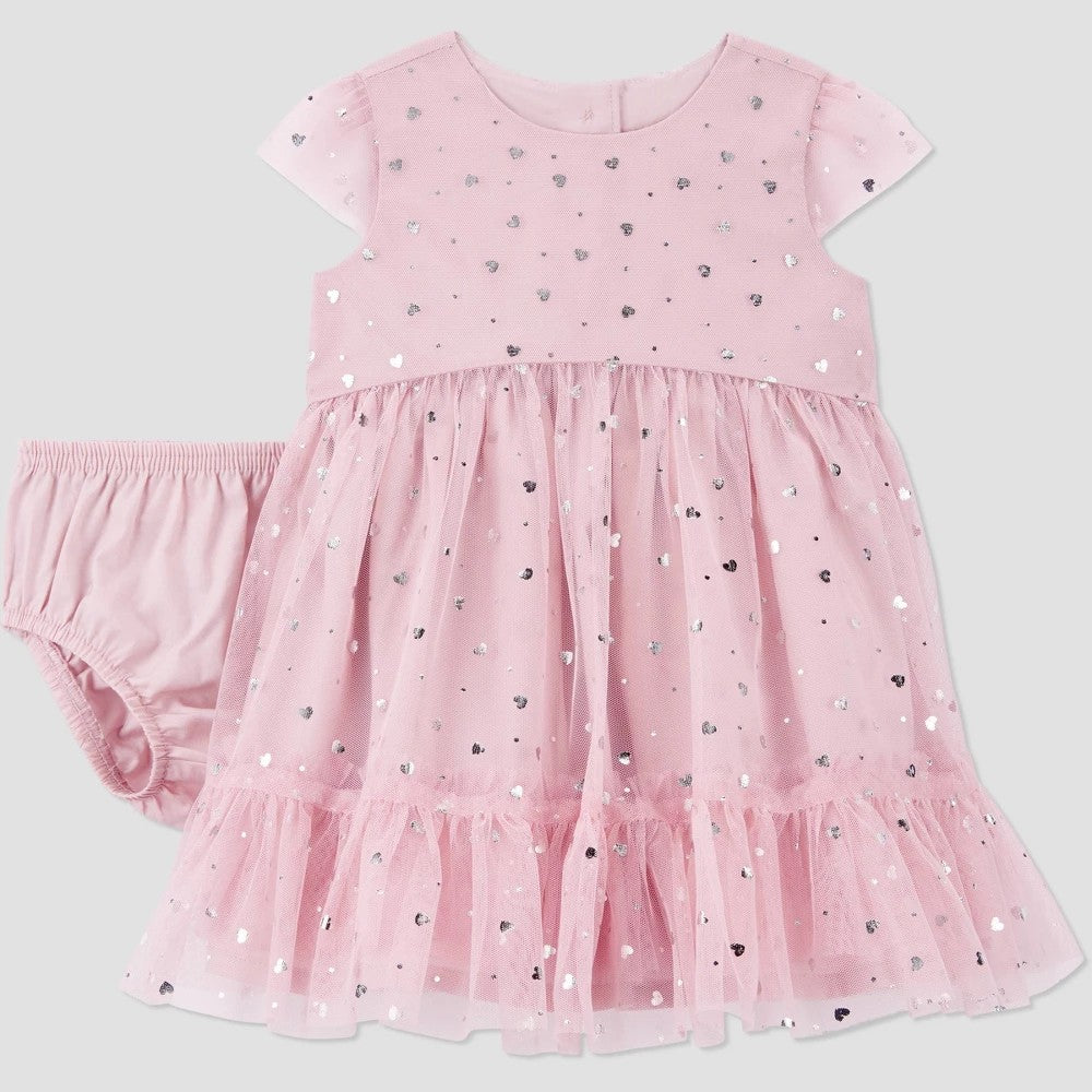 Carter's Just One You Baby Girls' Holiday Dress Pink 9M