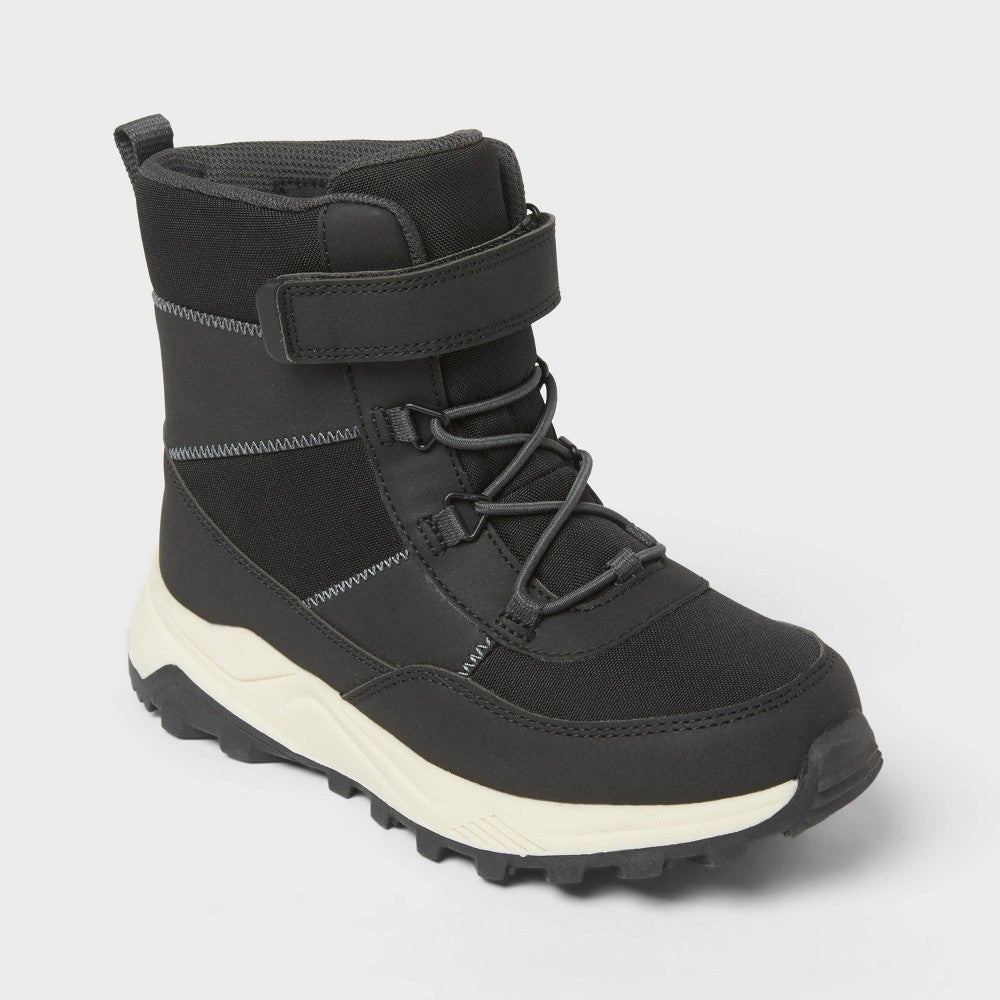 Boy Noah Waterproof Hiker Snow Boots - Cat & Jack Black 13