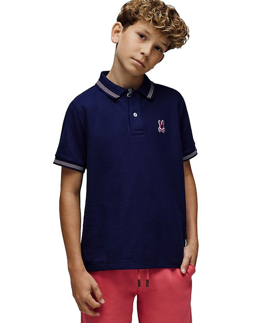 Psycho Bunny Hart Pima Polo Shirt, Boys
Size L