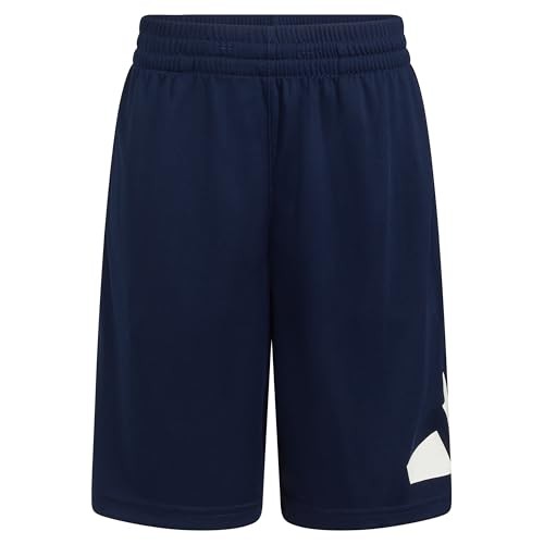 Adidas Boys' Essential Woven Shorts, Navy Blue, Size 5