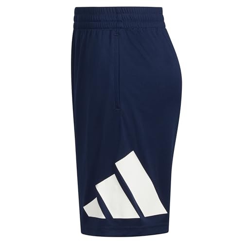 Adidas Boys' Essential Woven Shorts, Navy Blue, Size 5