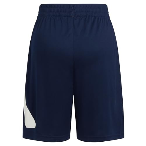 Adidas Boys' Essential Woven Shorts, Navy Blue, Size 5