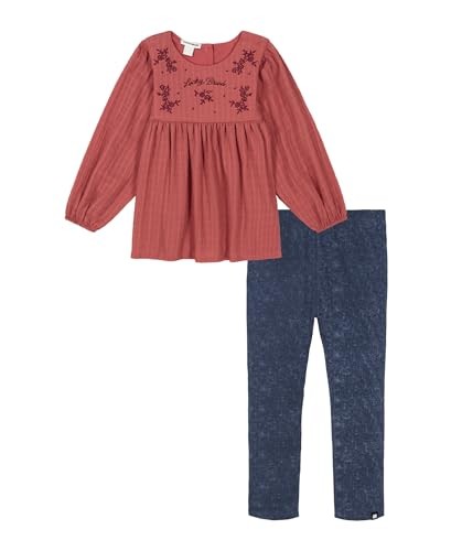 Lucky Brand Baby Girl's Tunic Legging Set, 12 Months