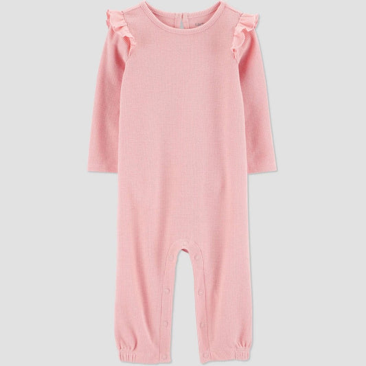 Carter's Baby Girls' Romper Pink 12M