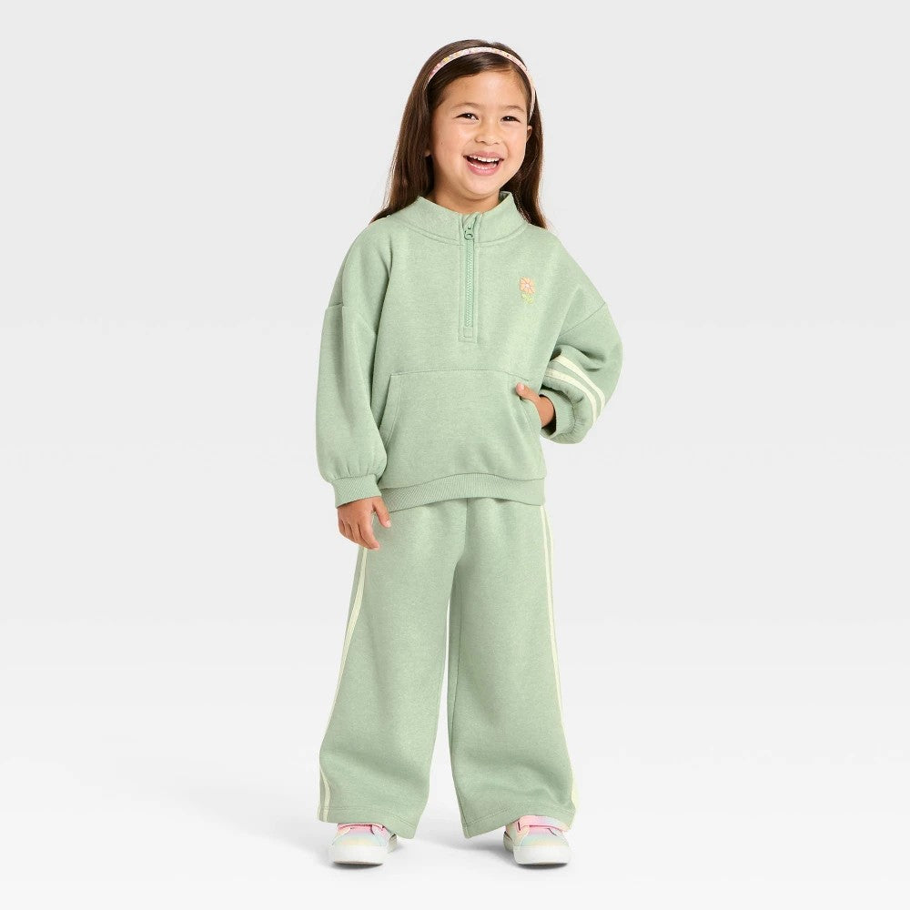 Cat & Jack Toddler Girls' Kindness Grows Sweater Set 3T