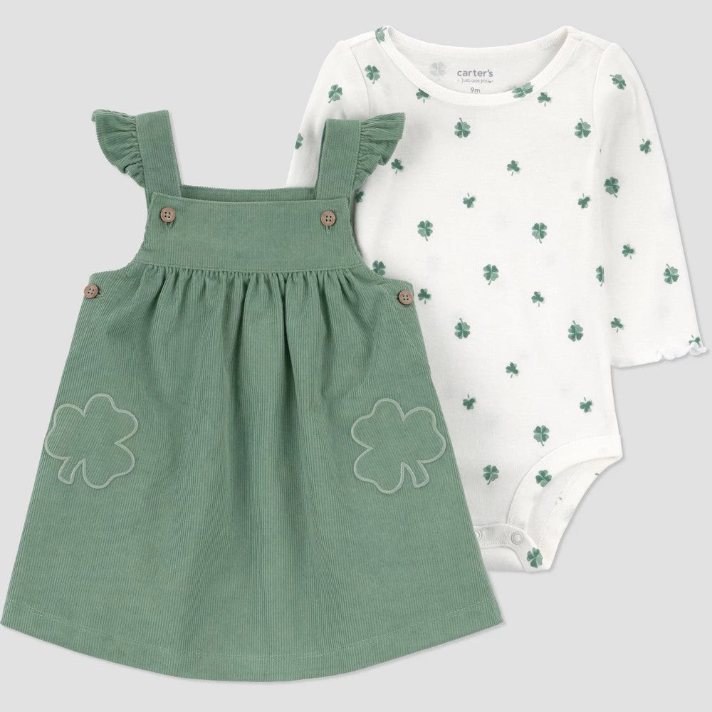 Carter's Baby Girls' St. Patrick's Day Outfit - Green 6M