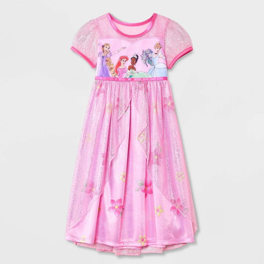 Disney Princess Toddler Girls' Fantasy NightGown Pink 4T