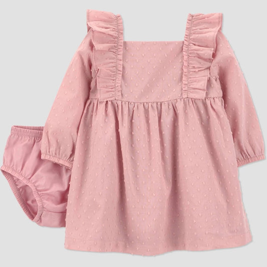 Carter's Baby Girls' Ruffle Dress Set - 
Newborn