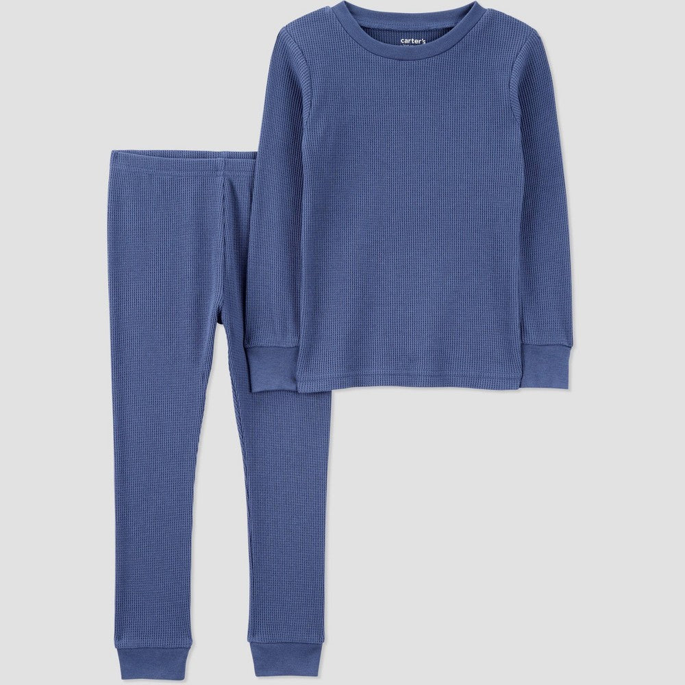 Carter's Toddler 2pc Navy Blue Cotton Pajama Set 2T boys