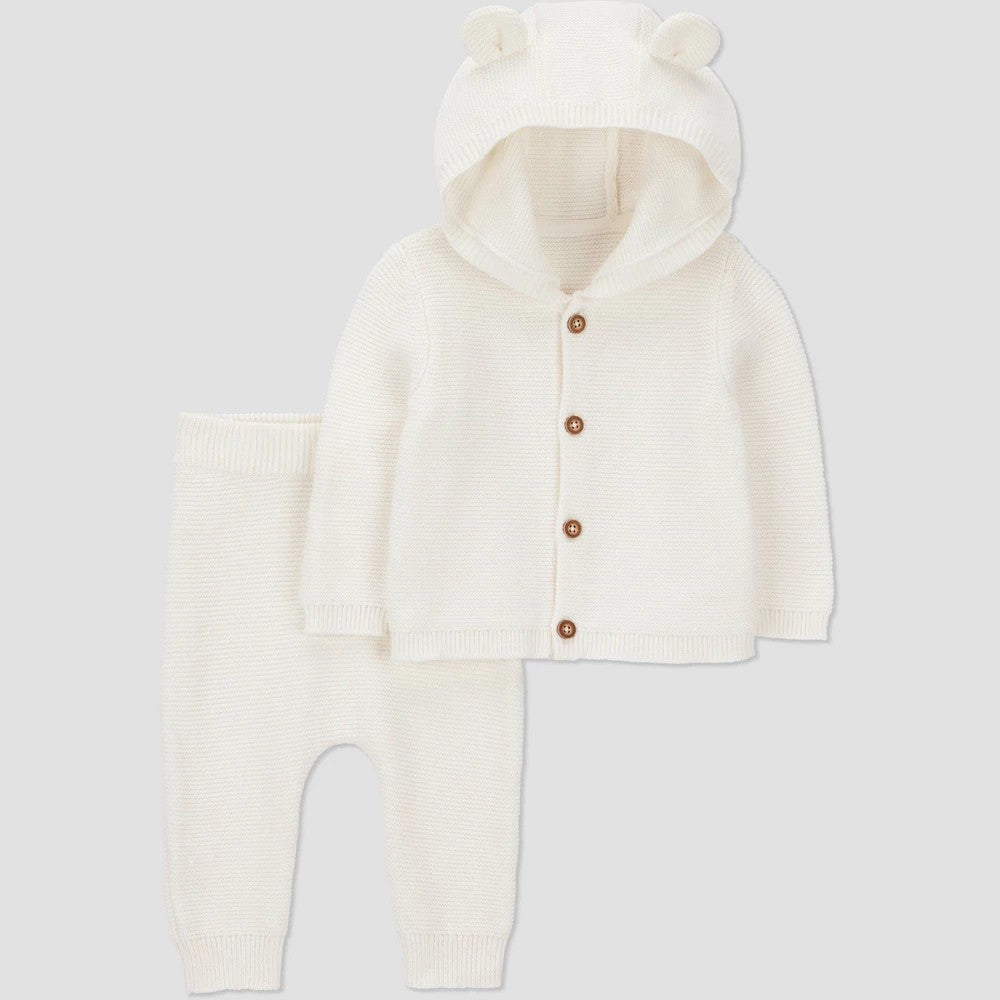 Carter's Just One You Baby 2pc Hooded Bear Set - 9M boys