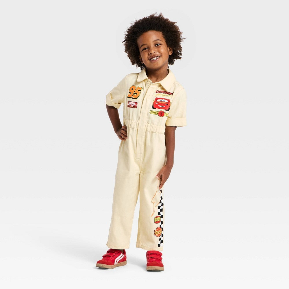 Disney Lightning McQueen Mechanic Jumpsuit for Toddler Boys 2T