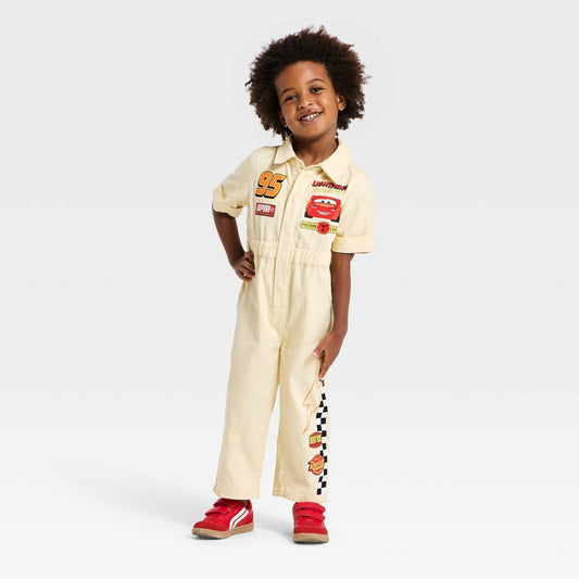 Disney Lightning McQueen Mechanic Jumpsuit for Toddler Boys 2T