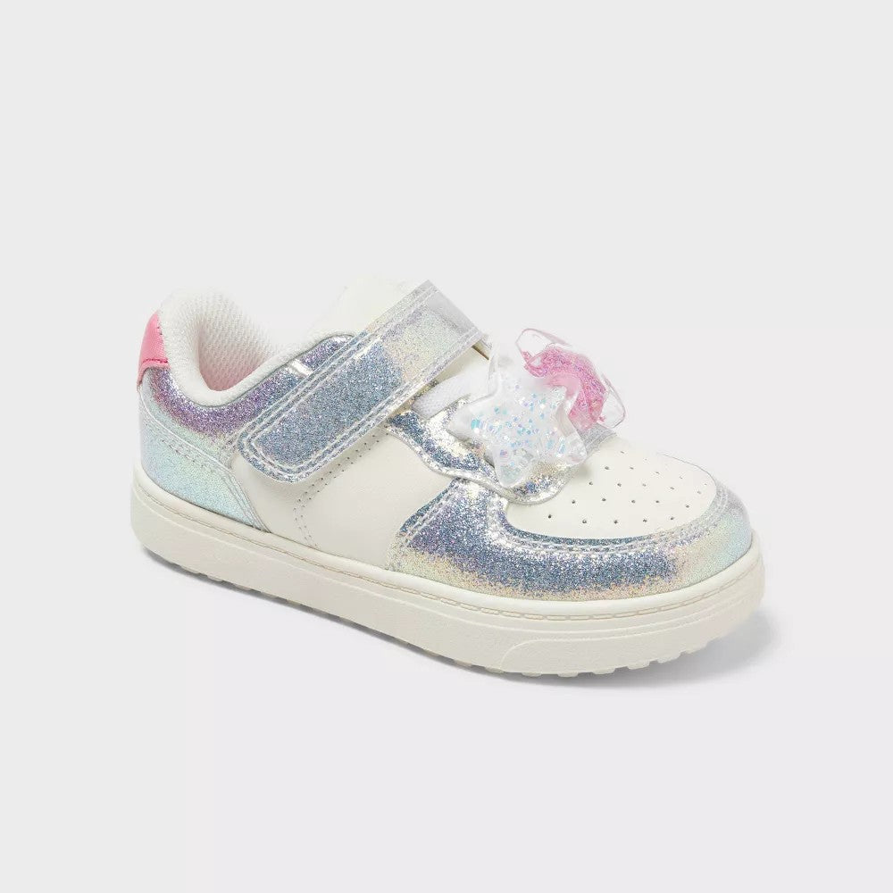 Toddler Jaid Solid Court Sneakers - Cat & Jack 7T girl