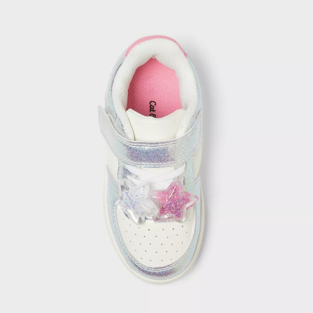 Toddler Jaid Solid Court Sneakers - Cat & Jack 7T girl