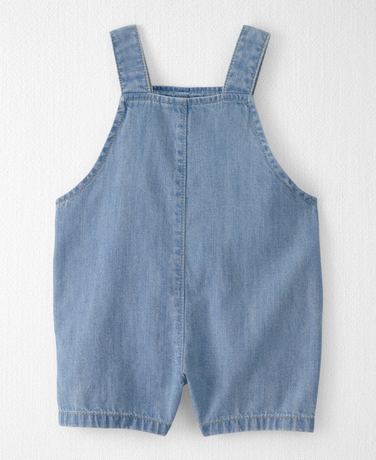 Little Planet by Carter's Baby Organic Chambray Shortall - Blue Denim 9M boy