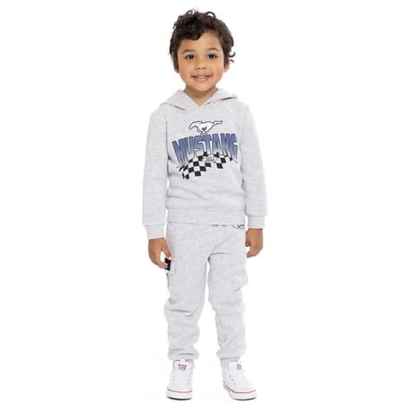 Ford Mustang Toddler Boys 2-Piece Hoodie Set, 12M