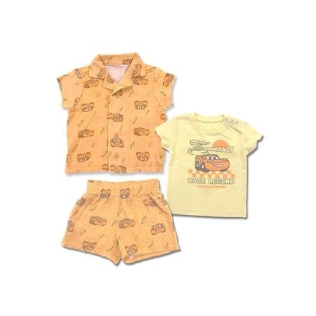 Disney Pixar Cars Baby Boy Three-Piece Set 18M