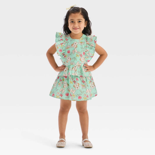 Disney Minnie Mouse 2pc Floral Top & Skort Set 4T girl