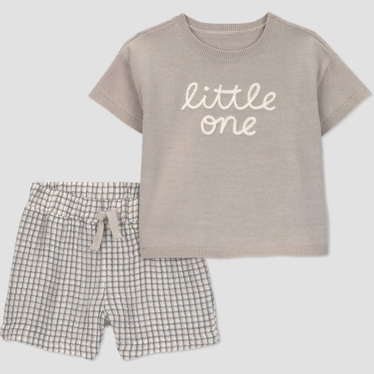 Carter's Baby Boys' Sweater Set - Brown 18M