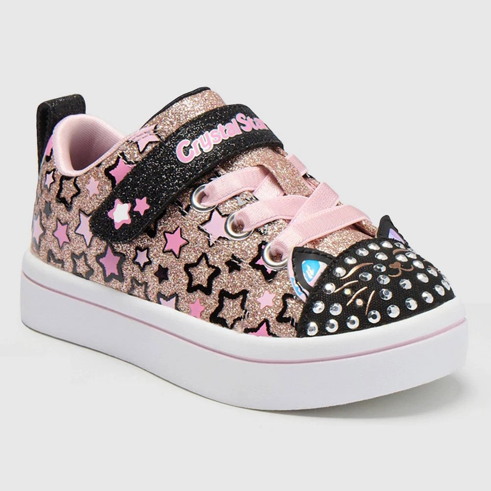 S Sport by Skechers Toddler Namira Sneakers Gold 12T - Girls