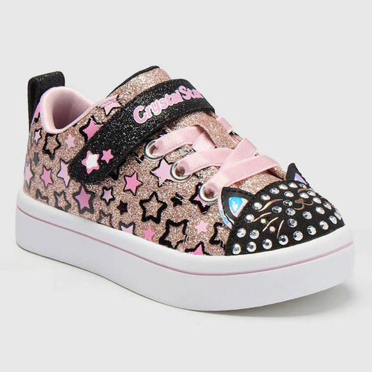 S Sport by Skechers Toddler Namira Sneakers Gold 12T - Girls