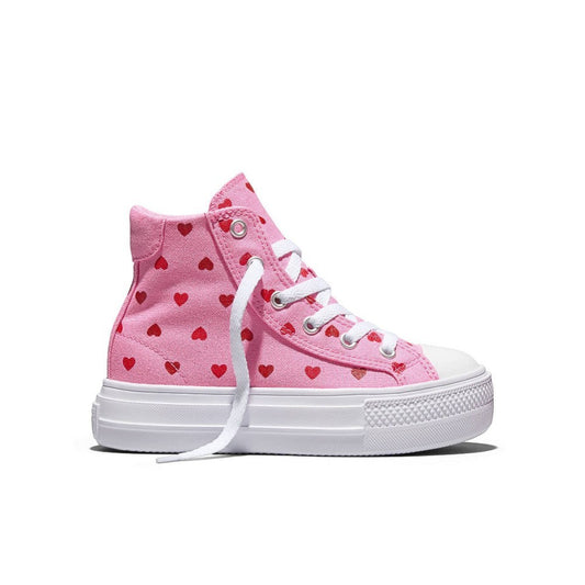Converse Kids' Platform High Top Sneakers Pink 4 - Girls