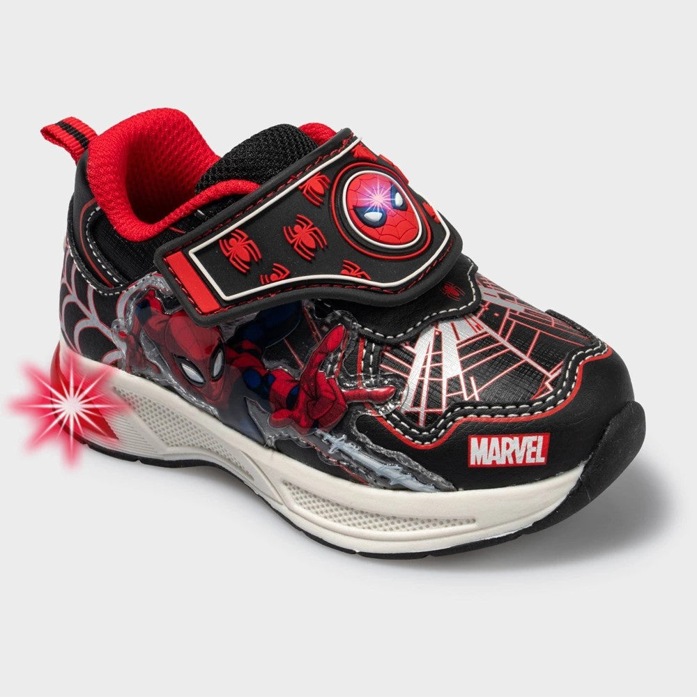 Toddler Boys Spider-Man Light-Up Athletic Sneakers Red 5T