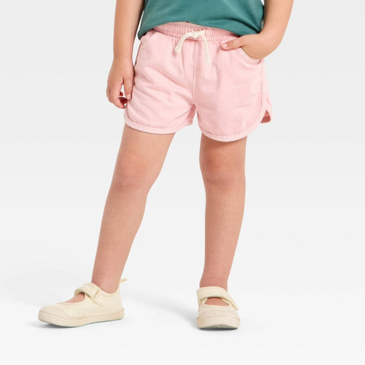 Cat & Jack Toddler Girls' Pink Denim Shorts 5T