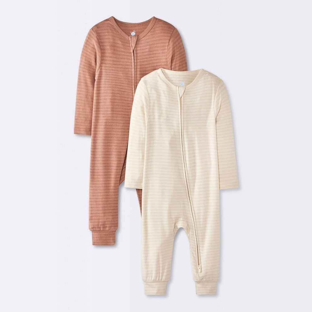 Cloud Island Soft Striped Modal Romper 
 6-9M baby boys