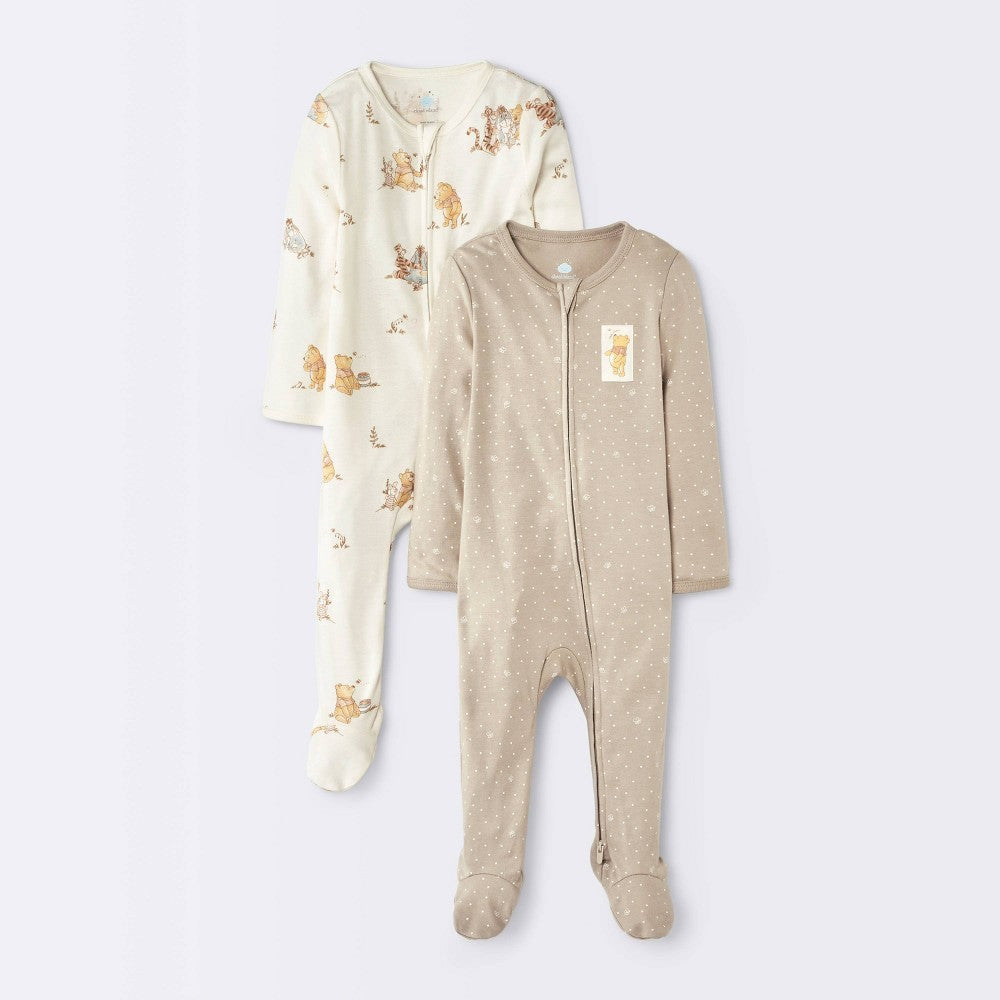 Cloud Island Winnie the Pooh Sleep N' Play Pajamas 3-6M boys