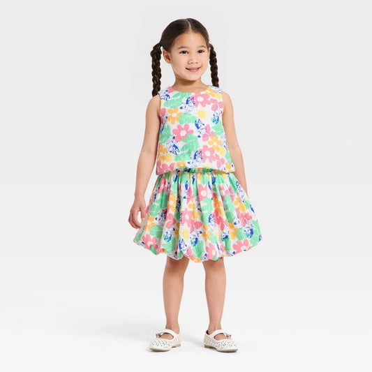 Bluey Toddler Girls' 2pc Tank & Bubble Skirt Set 3T