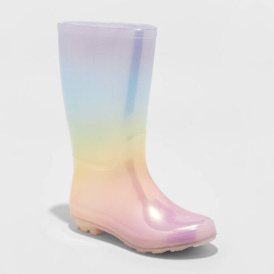 Girls' Cece Rain Boots - Cat & Jack™ Waterproof Rubber Outdoor Kids' Rain Boots