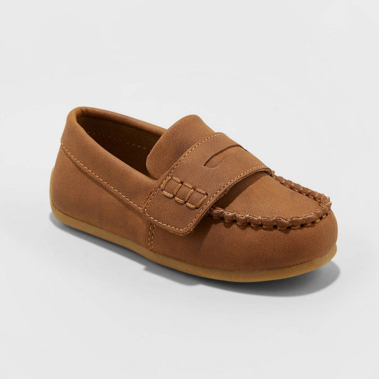 Toddler Boys' Abbott Flats and Slip-on - Cat & Jack Cognac 5, Red